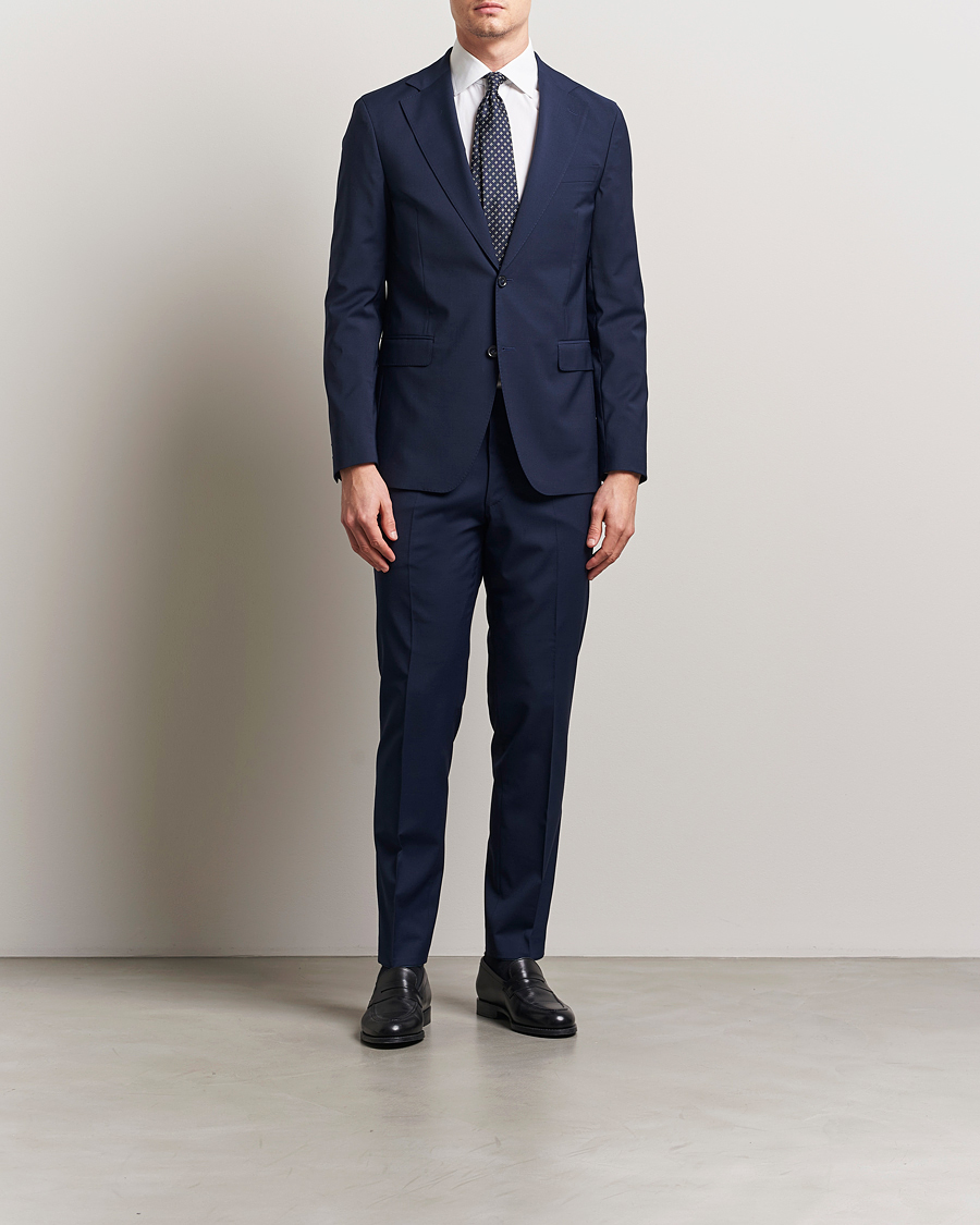 Mies | Pikkutakit | Oscar Jacobson | Ego Wool Blend Blazer Navy