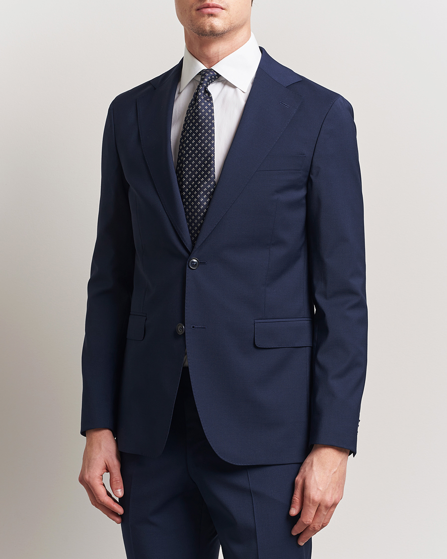 Mies | Pikkutakit | Oscar Jacobson | Ego Wool Blend Blazer Navy