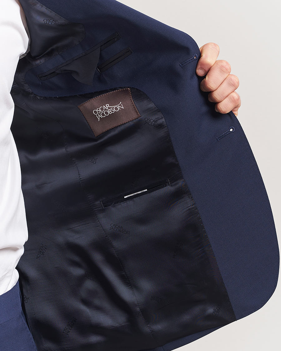 Mies | Pikkutakit | Oscar Jacobson | Ego Wool Blend Blazer Navy