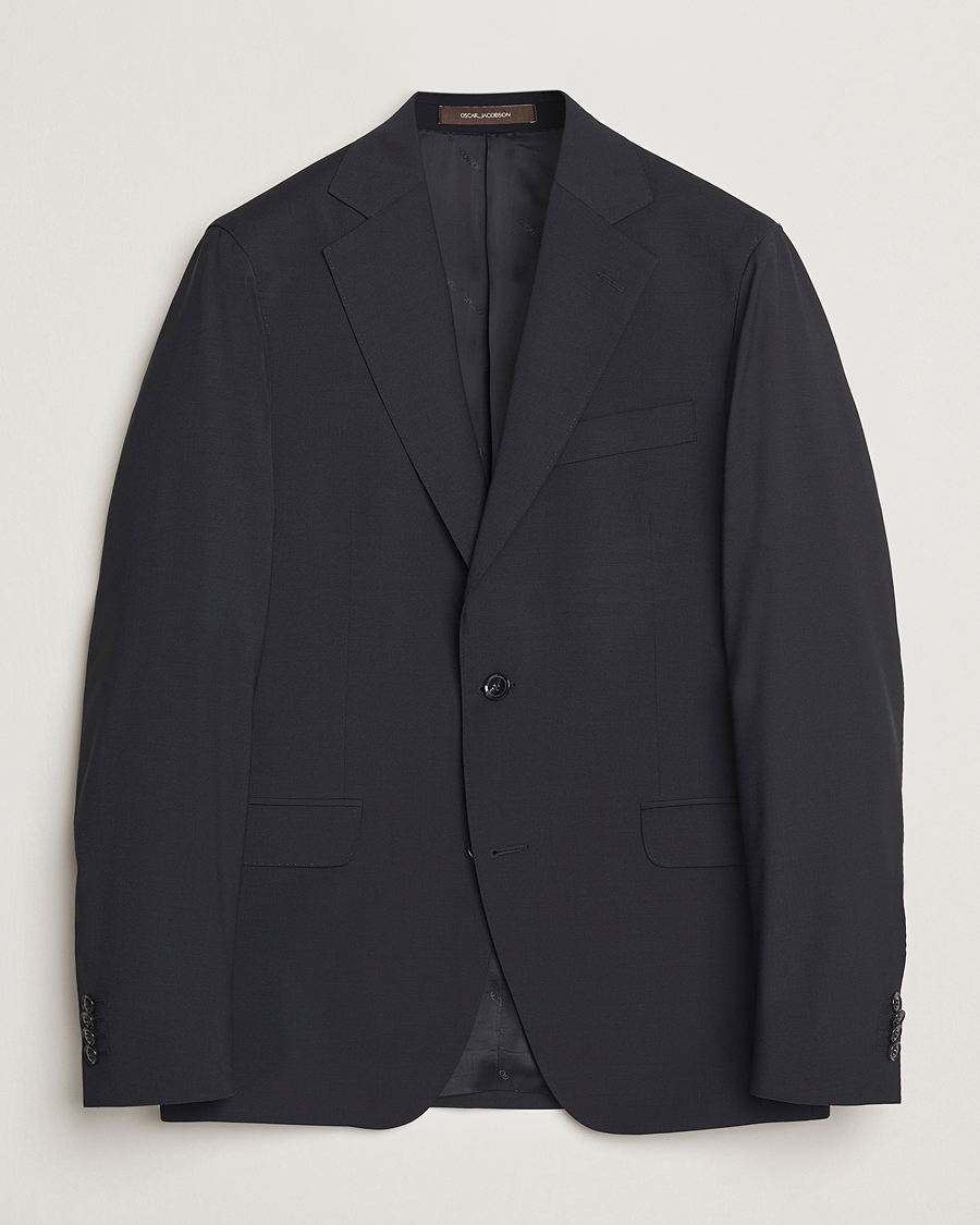 Mies | Pikkutakit | Oscar Jacobson | Ego Wool Blend Blazer Black