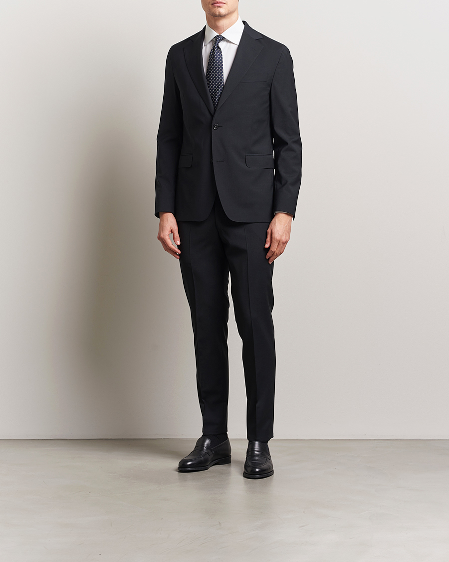 Mies | Pikkutakit | Oscar Jacobson | Ego Wool Blend Blazer Black