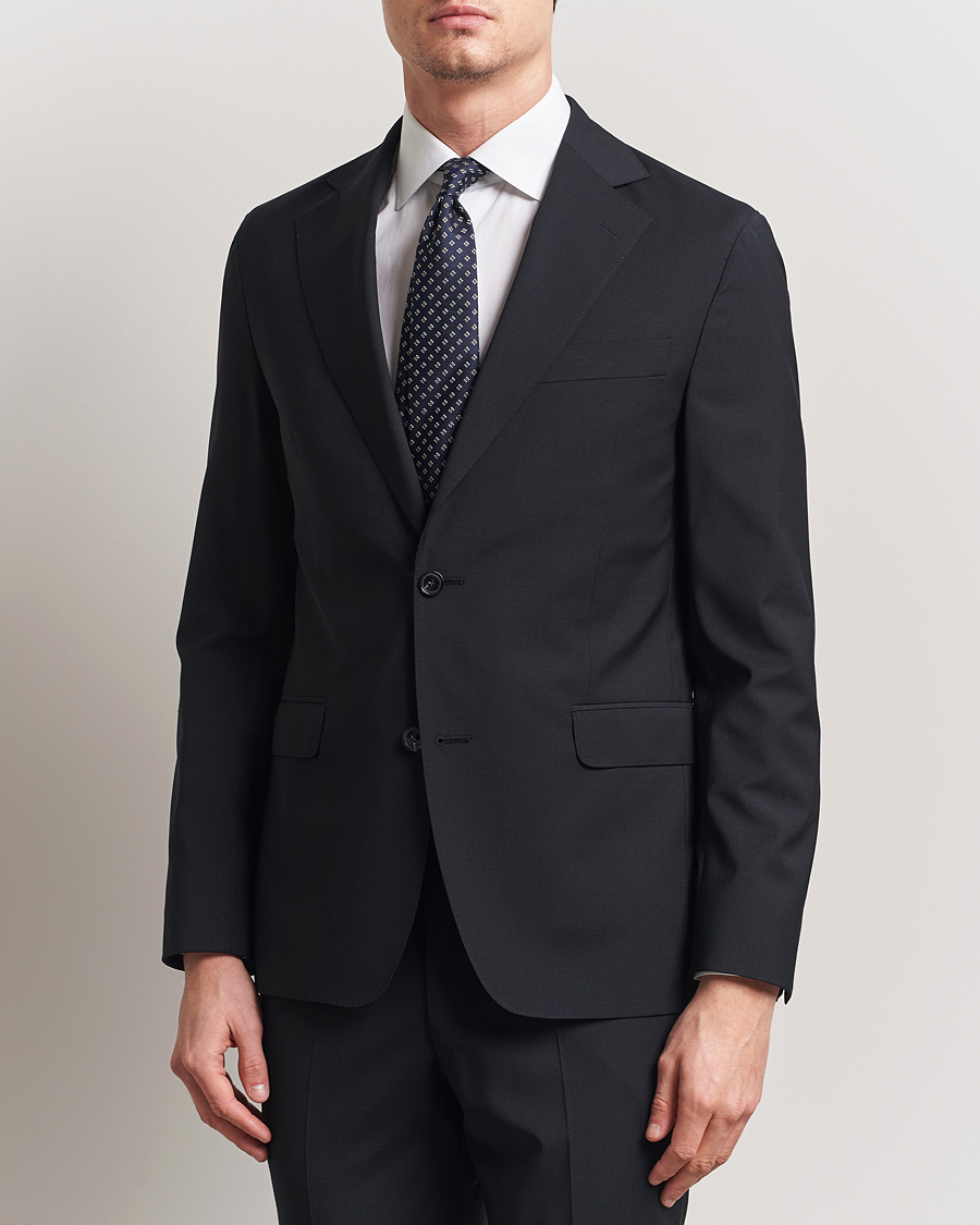 Mies | Pikkutakit | Oscar Jacobson | Ego Wool Blend Blazer Black