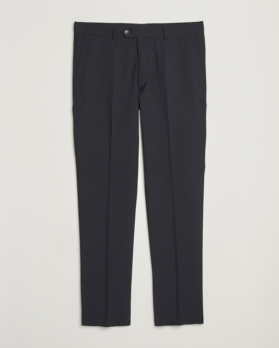 Mies | Housut | Oscar Jacobson | Denz Wool Blend Trousers Black