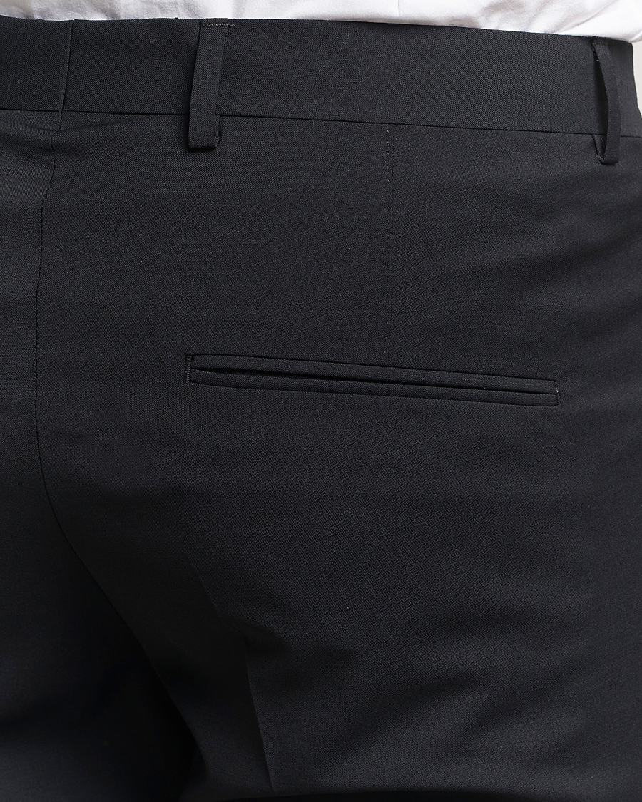 Mies | Housut | Oscar Jacobson | Denz Wool Blend Trousers Black