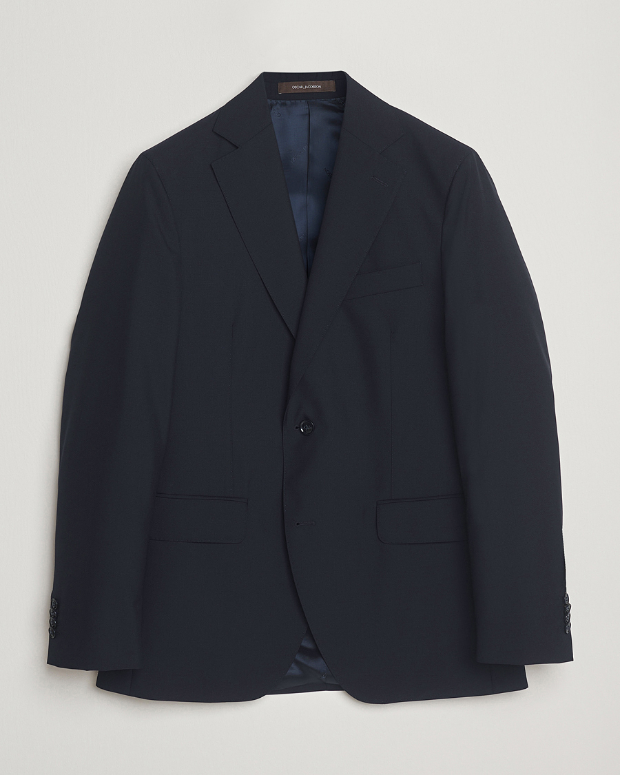 Mies | Pikkutakit | Oscar Jacobson | Fogerty Wool Blazer Navy