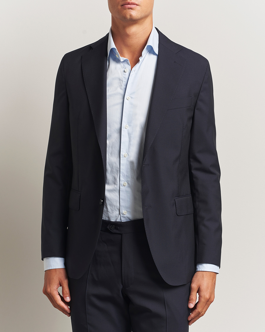 Mies | Pikkutakit | Oscar Jacobson | Fogerty Wool Blazer Navy