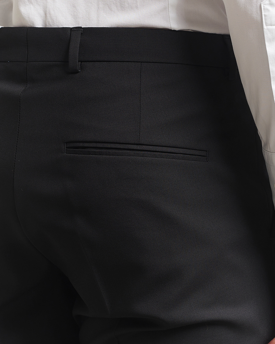 Mies | Housut | Oscar Jacobson | Dandy Wool Trousers Black