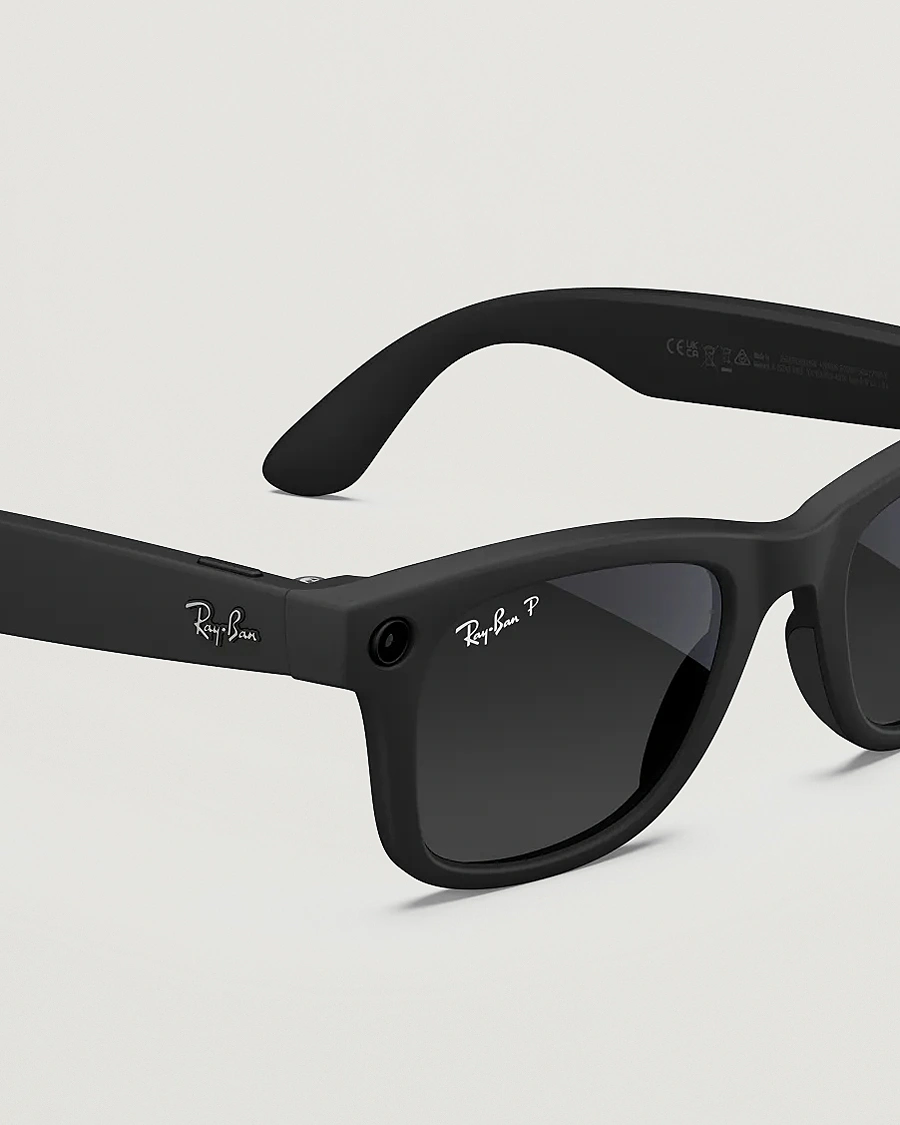 Mies | Aurinkolasit | Ray-Ban | Wayfarer Meta 50 Sunglasses Matte Black