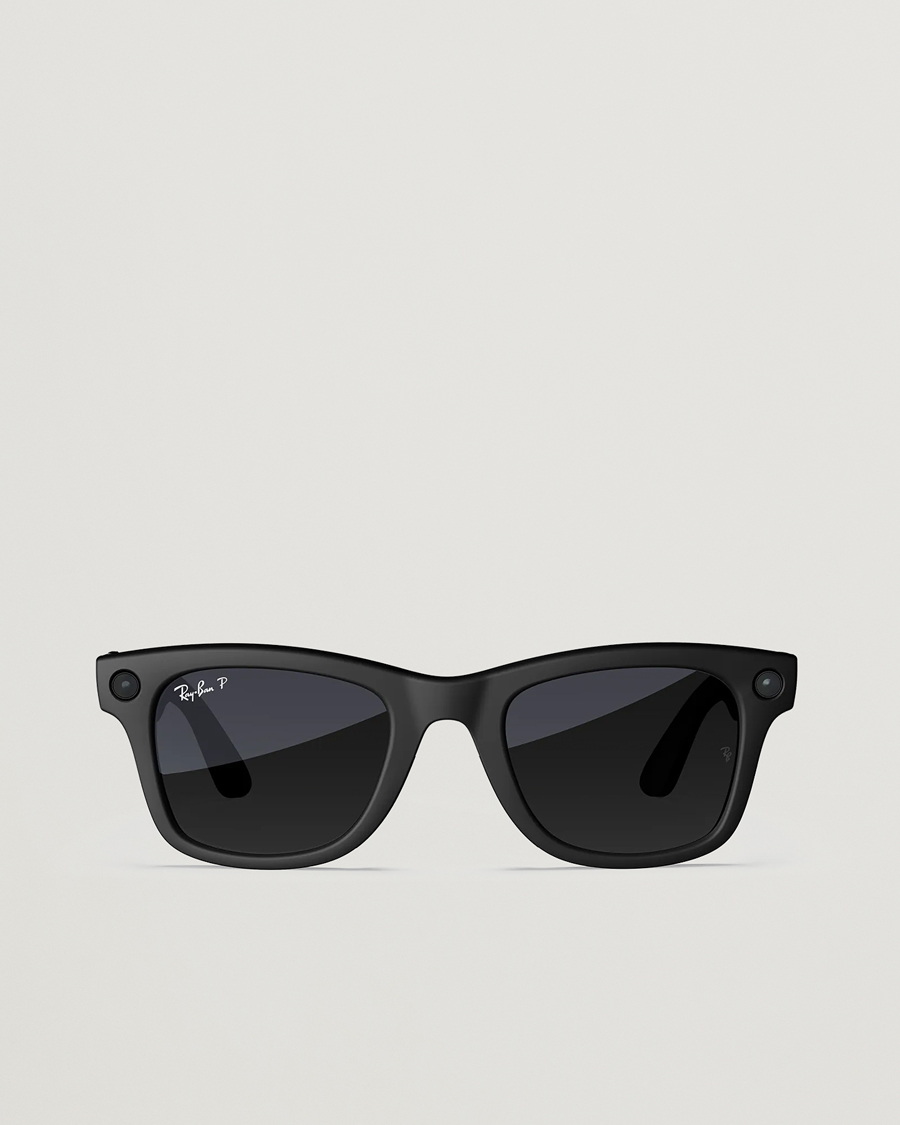 Mies | Aurinkolasit | Ray-Ban | Wayfarer Meta 53 Sunglasses Matte Black