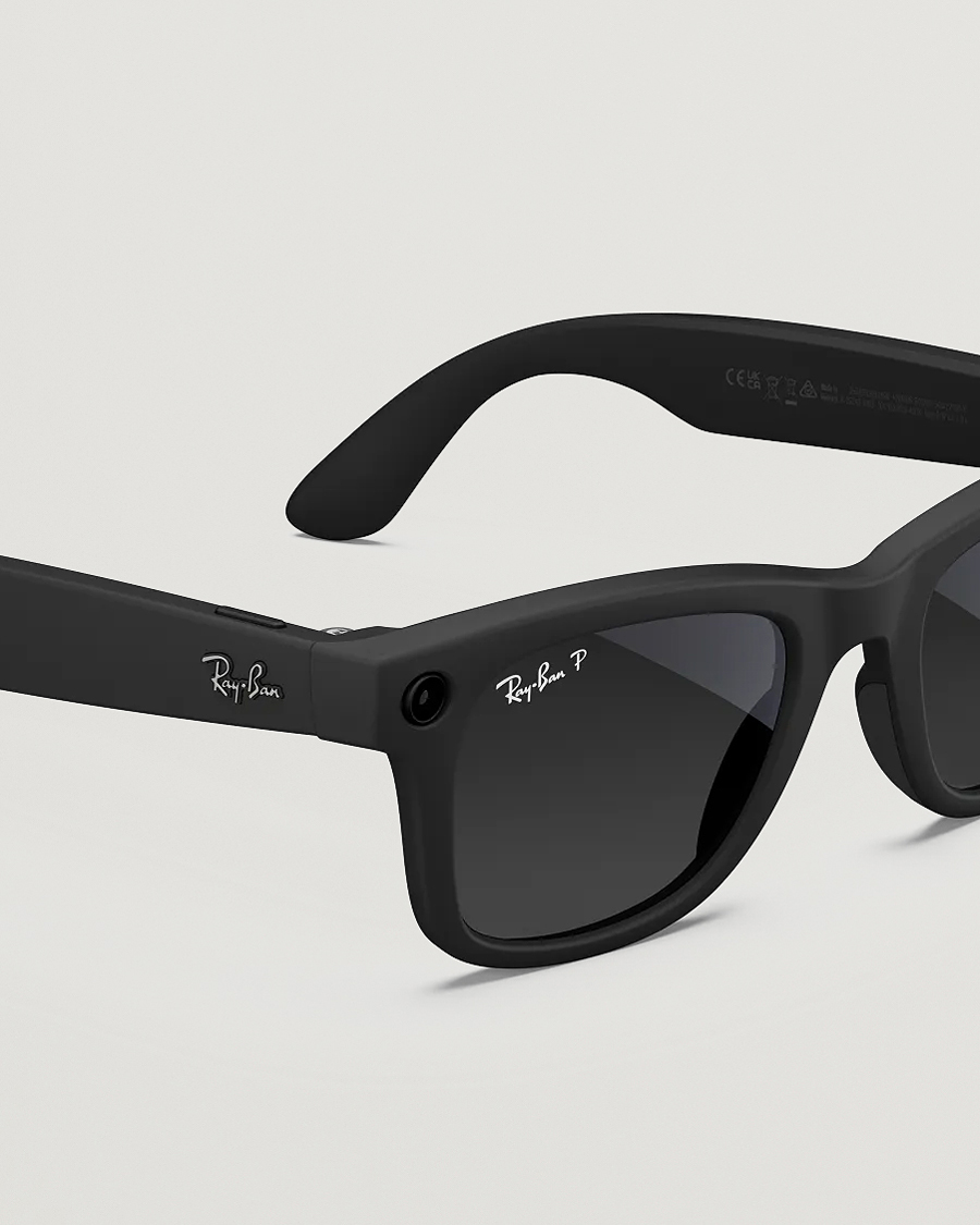Mies | Aurinkolasit | Ray-Ban | Wayfarer Meta 53 Sunglasses Matte Black