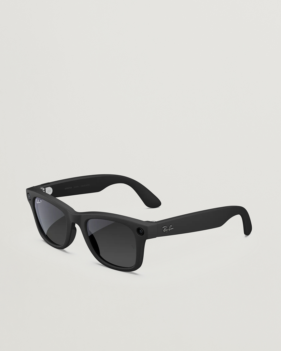 Mies | Aurinkolasit | Ray-Ban | Wayfarer Meta 53 Sunglasses Matte Black