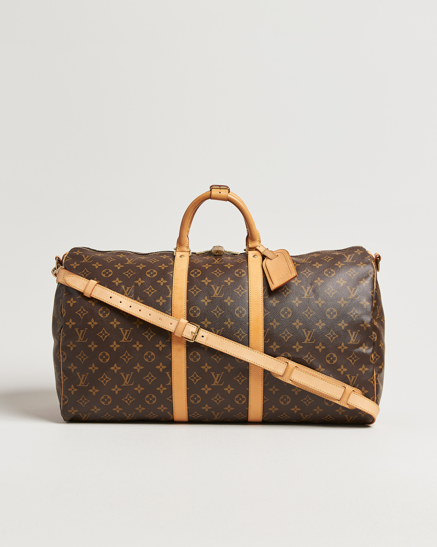Mies | Louis Vuitton Pre-Owned Keepall Bandouliére 55 Monogram | Louis Vuitton Pre-Owned | Keepall Bandouliére 55 Monogram
