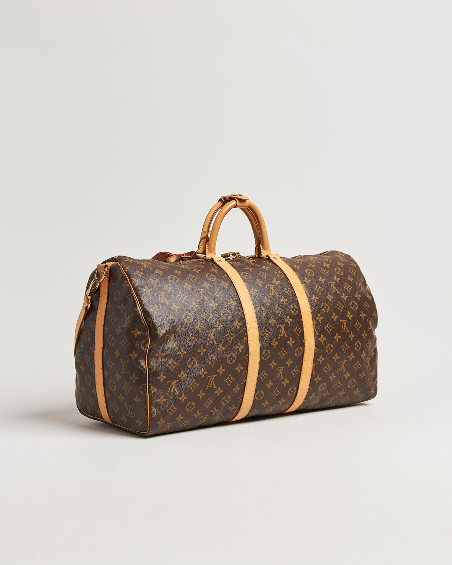 Mies | Louis Vuitton Pre-Owned Keepall Bandouliére 55 Monogram | Louis Vuitton Pre-Owned | Keepall Bandouliére 55 Monogram