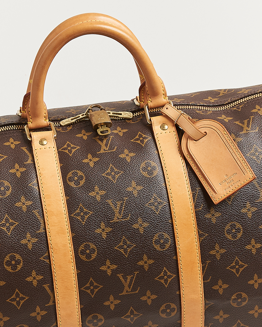 Mies | Louis Vuitton Pre-Owned Keepall Bandouliére 55 Monogram | Louis Vuitton Pre-Owned | Keepall Bandouliére 55 Monogram