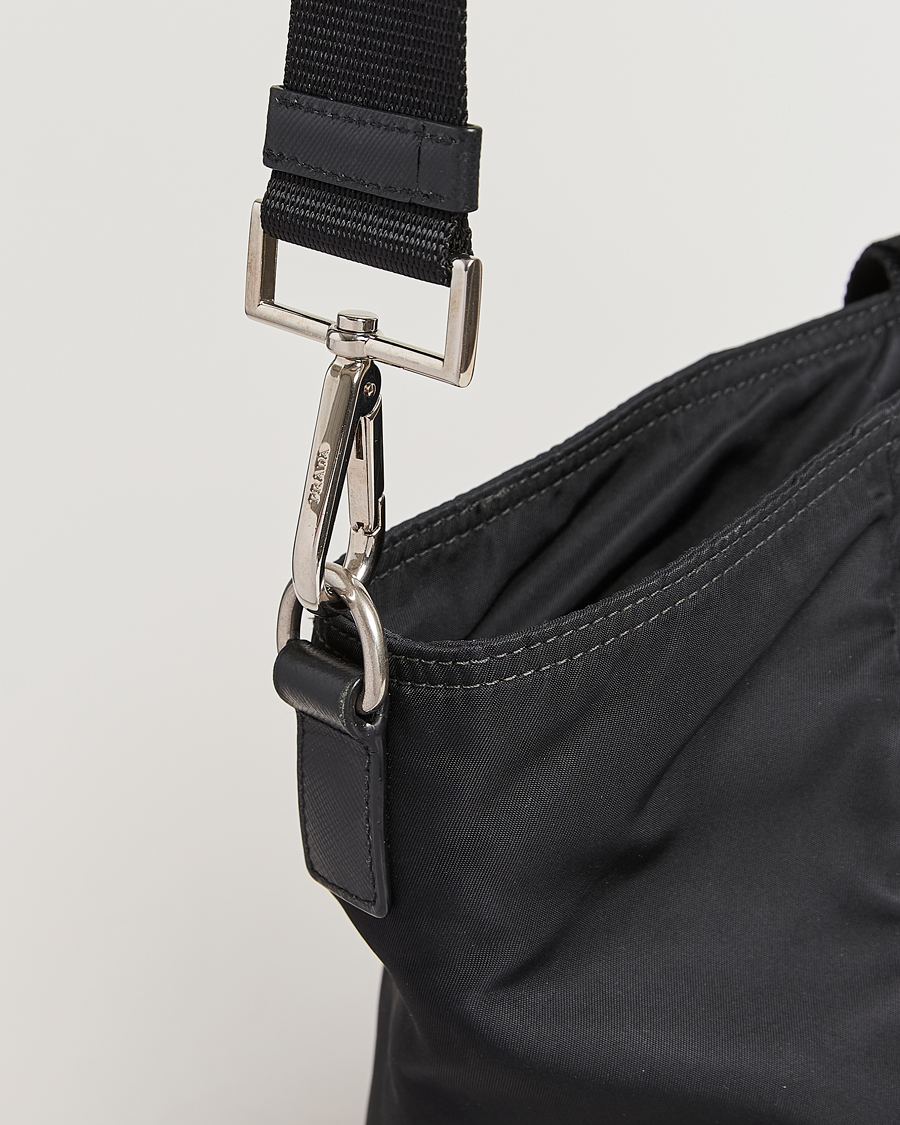 Mies | Prada Pre-Owned 2 Way Boston Bag Tessuto Nylon Black | Prada Pre-Owned | 2 Way Boston Bag Tessuto Nylon Black