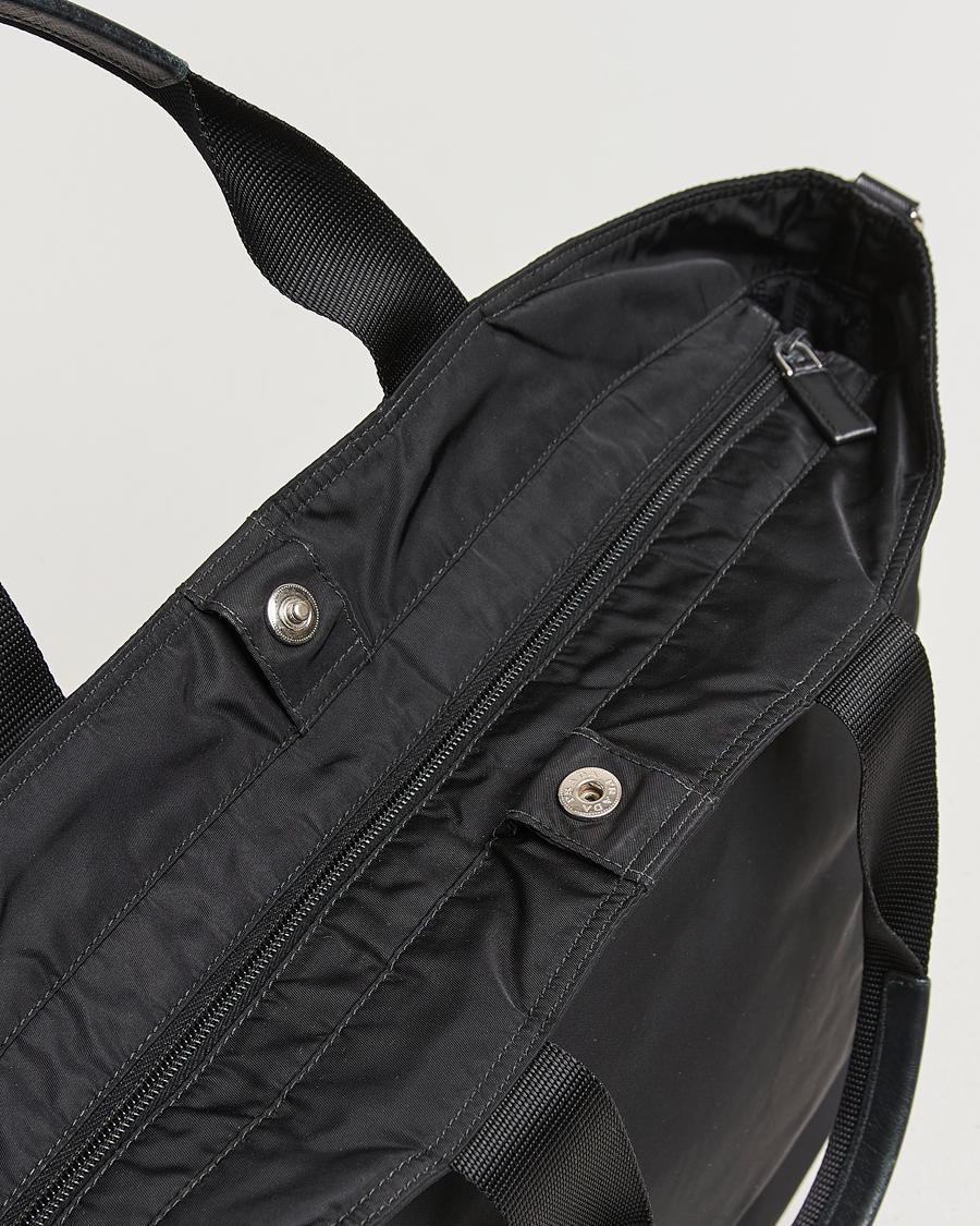 Mies | Prada Pre-Owned 2 Way Boston Bag Tessuto Nylon Black | Prada Pre-Owned | 2 Way Boston Bag Tessuto Nylon Black