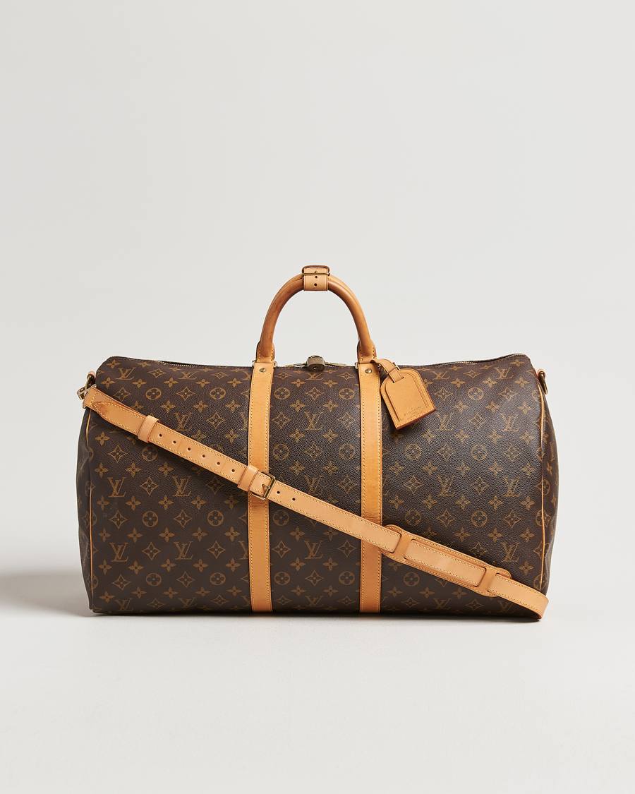 Mies | Louis Vuitton Pre-Owned Keepall Bandouliére 55 Monogram | Louis Vuitton Pre-Owned | Keepall Bandouliére 55 Monogram