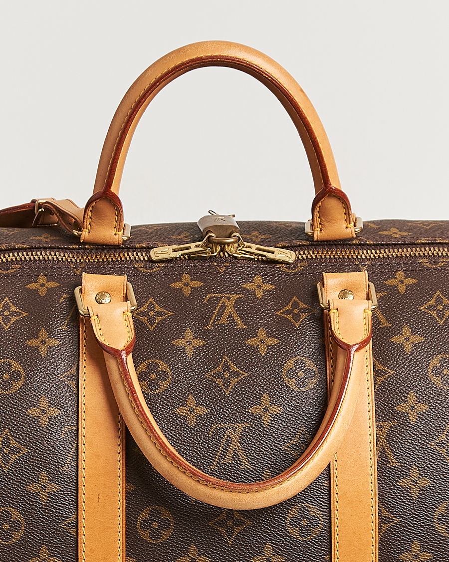 Mies | Louis Vuitton Pre-Owned Keepall Bandouliére 55 Monogram | Louis Vuitton Pre-Owned | Keepall Bandouliére 55 Monogram
