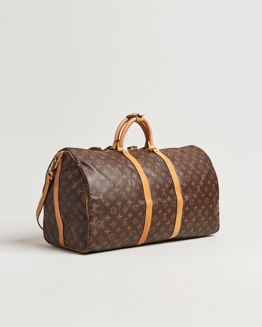 Mies | Louis Vuitton Pre-Owned Keepall Bandouliére 55 Monogram | Louis Vuitton Pre-Owned | Keepall Bandouliére 55 Monogram