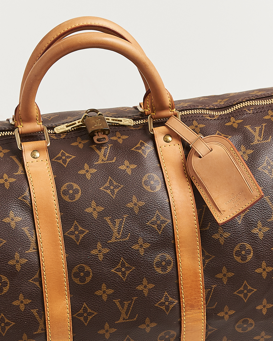 Mies | Louis Vuitton Pre-Owned Keepall Bandouliére 55 Monogram | Louis Vuitton Pre-Owned | Keepall Bandouliére 55 Monogram