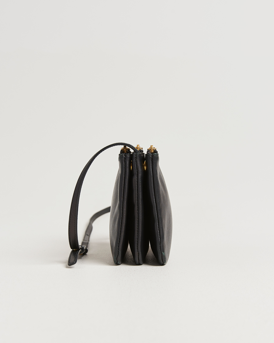 Mies | Celine Pre-Owned Trio Bag Small Leather Black | Celine Pre-Owned | Trio Bag Small Leather Black