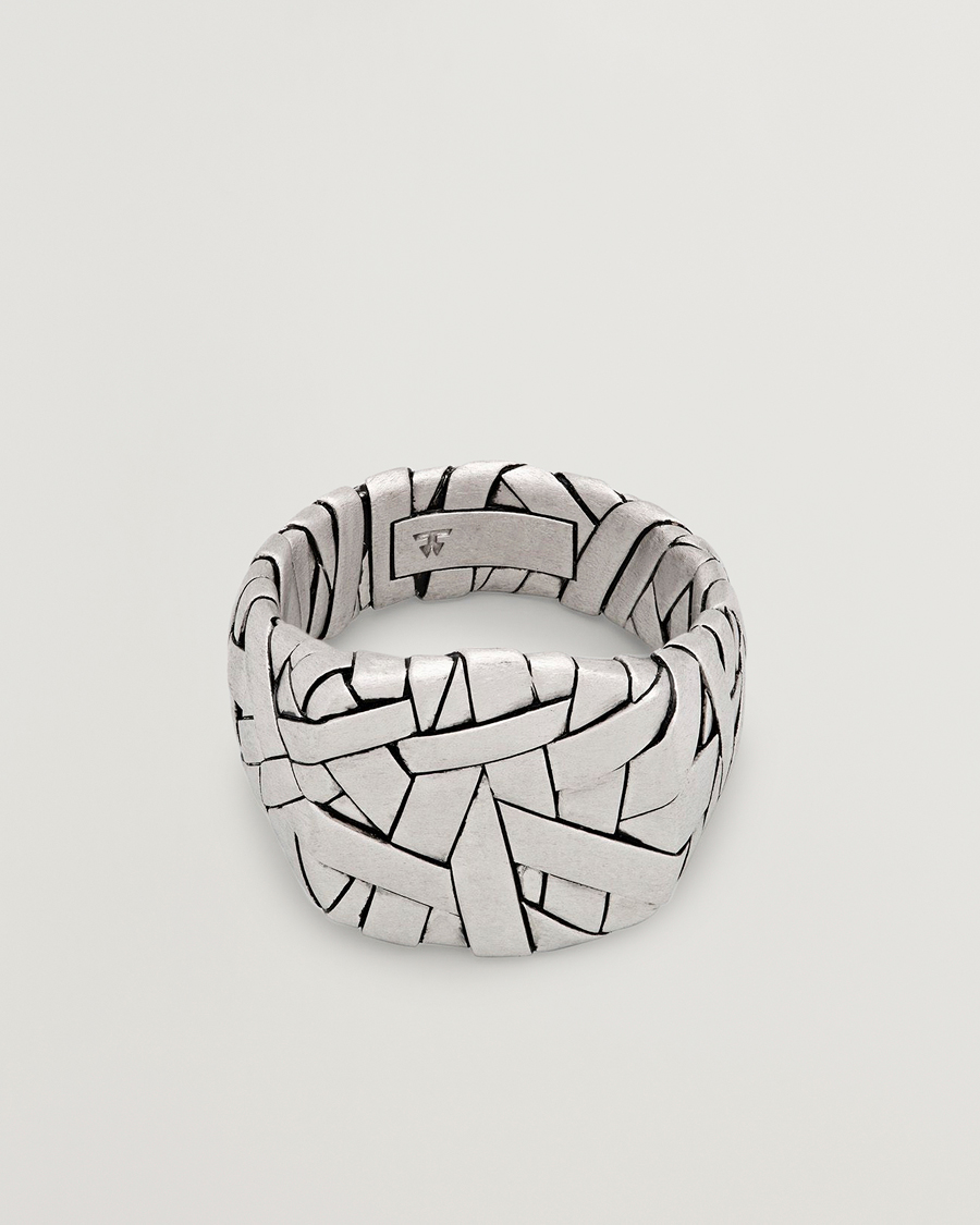 Mies | Korut | Tom Wood | Quilt Ring Silver