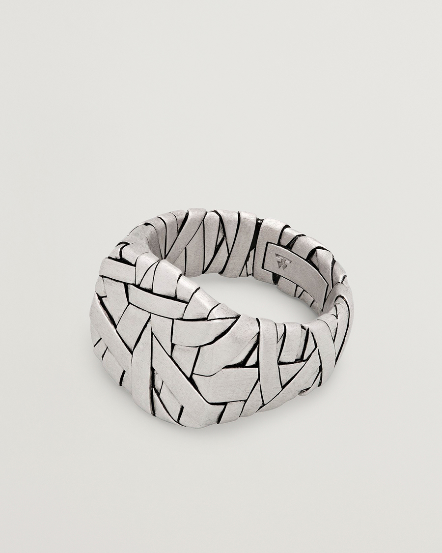 Mies | Korut | Tom Wood | Quilt Ring Silver