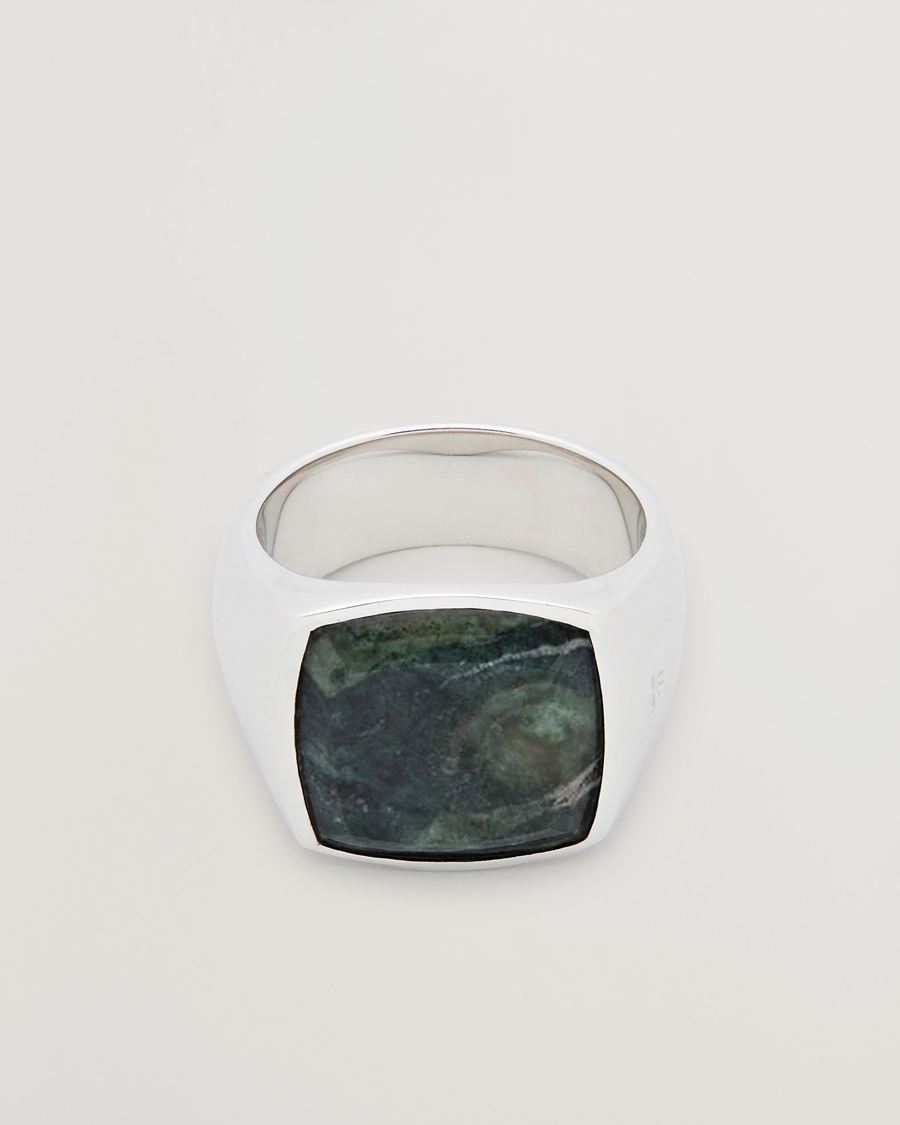 Mies | Korut | Tom Wood | Cushion Ring Kambaba Silver