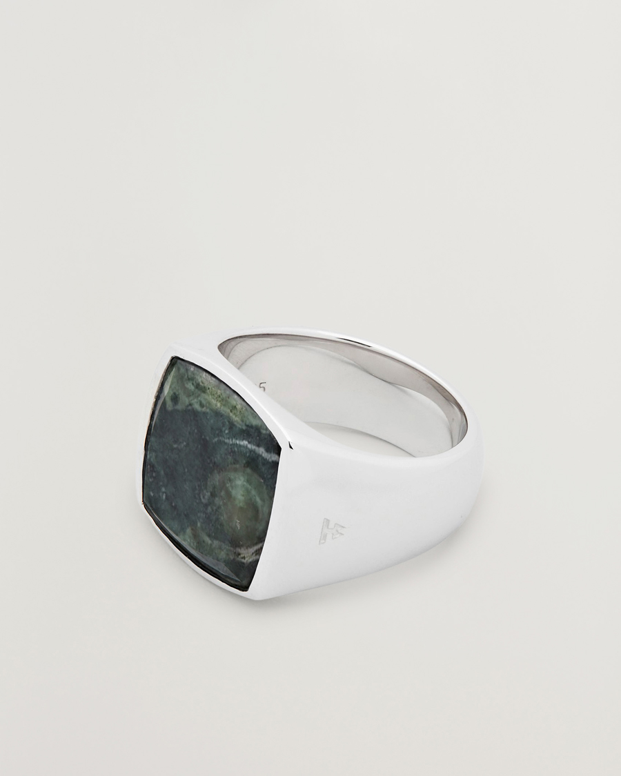 Mies | Korut | Tom Wood | Cushion Ring Kambaba Silver