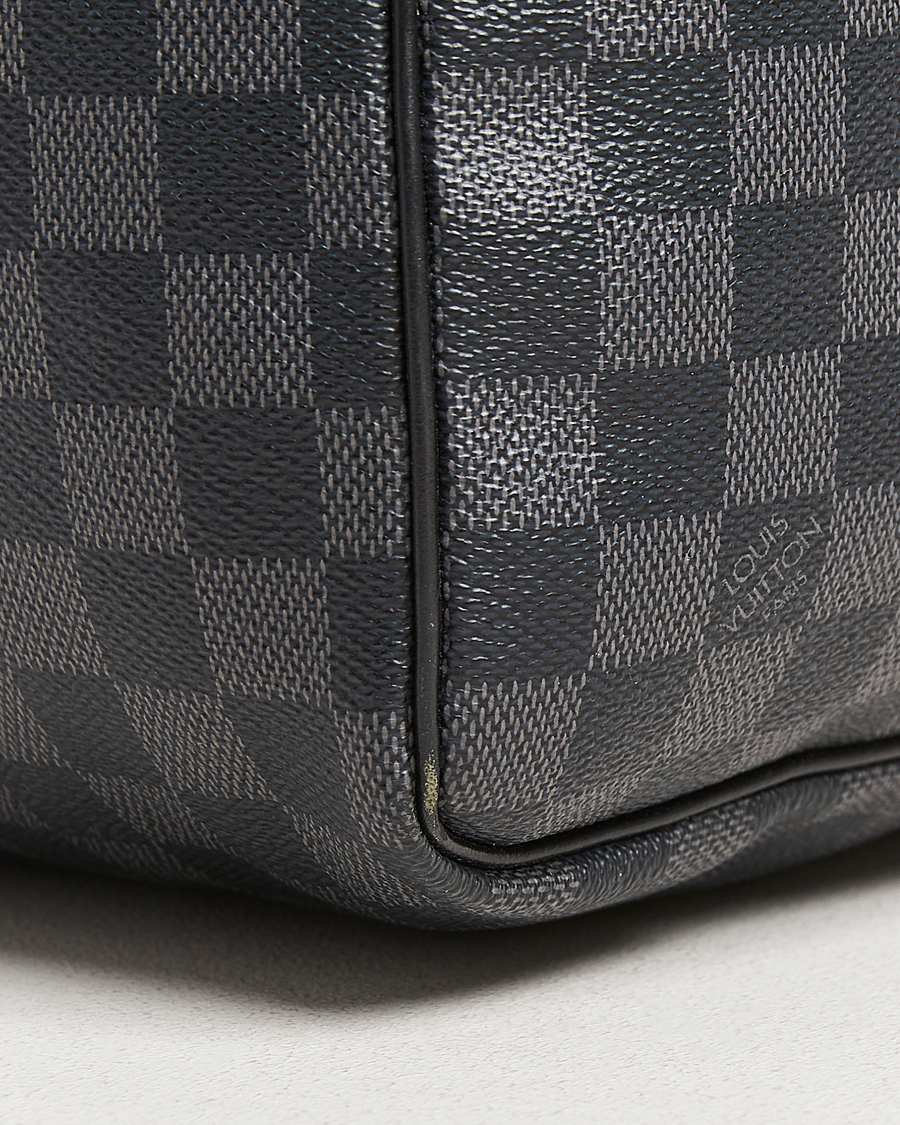 Mies | Pre-Owned & Vintage Bags | Louis Vuitton Pre-Owned | Keepall Bandouliére 55 Damier Graphite