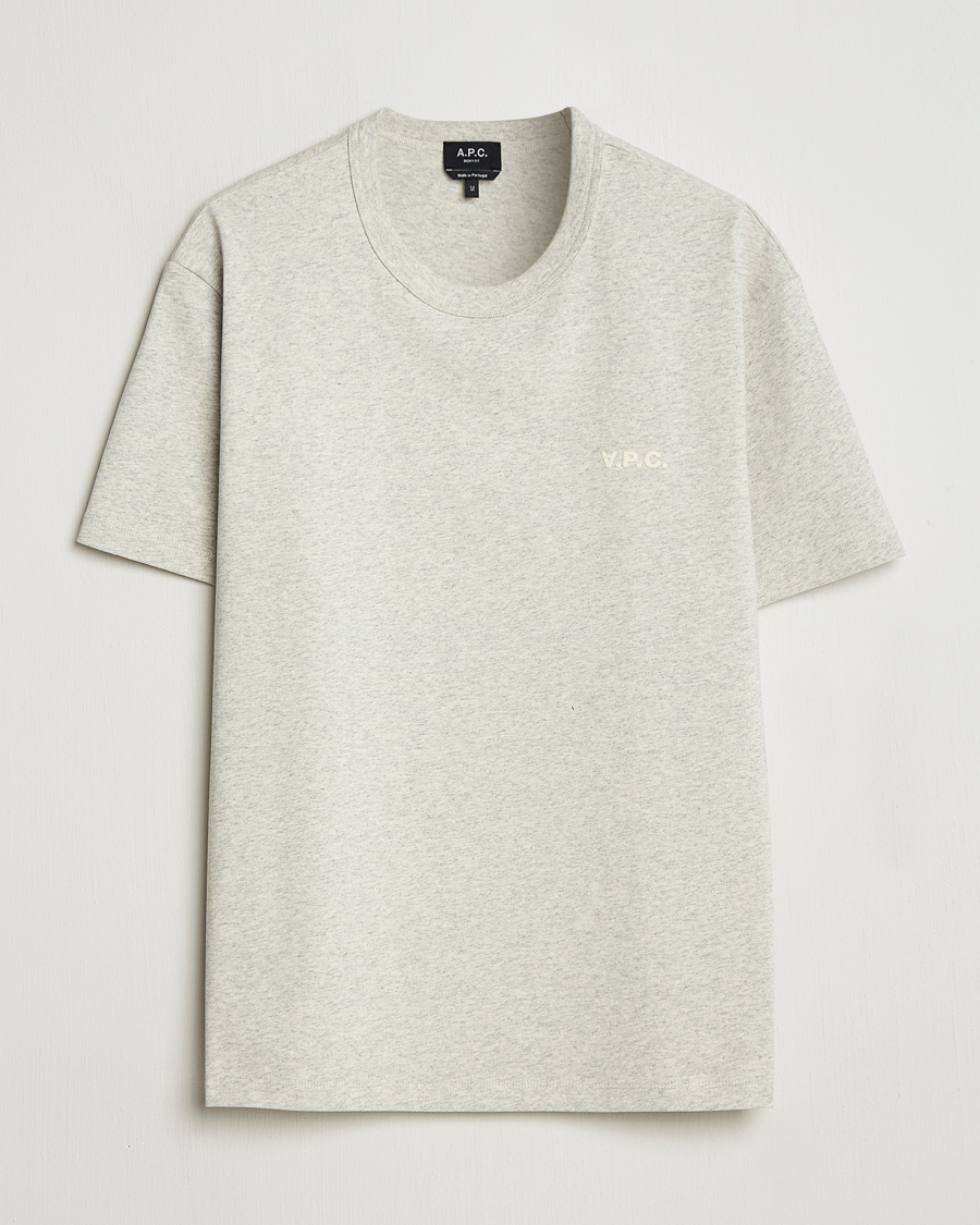 Mies | T-paidat | A.P.C. | Boxy Fit Petit VPC T-Shirt Mastic Chine