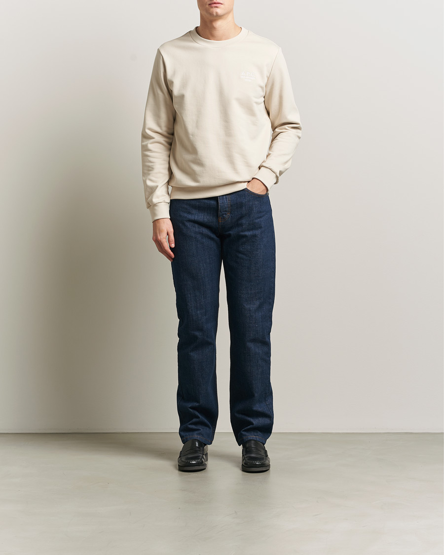 Mies | Puserot | A.P.C. | Rue Madame Tonal Sweatshirt Mastic