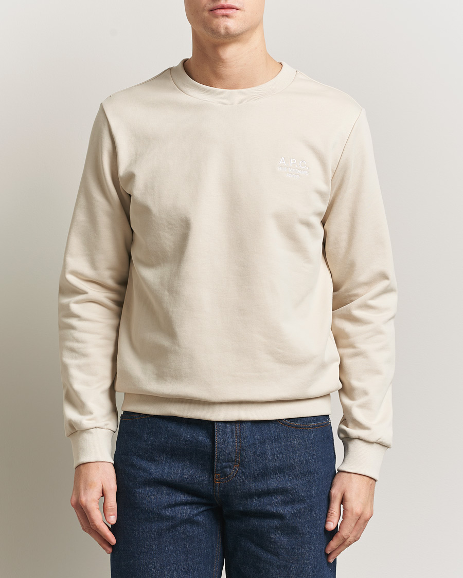 Mies | Puserot | A.P.C. | Rue Madame Tonal Sweatshirt Mastic