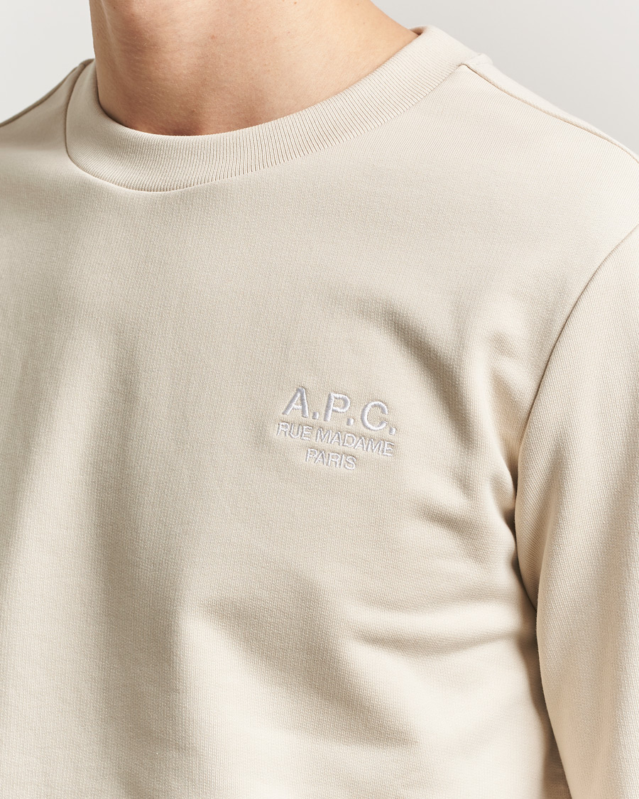 Mies | Puserot | A.P.C. | Rue Madame Tonal Sweatshirt Mastic