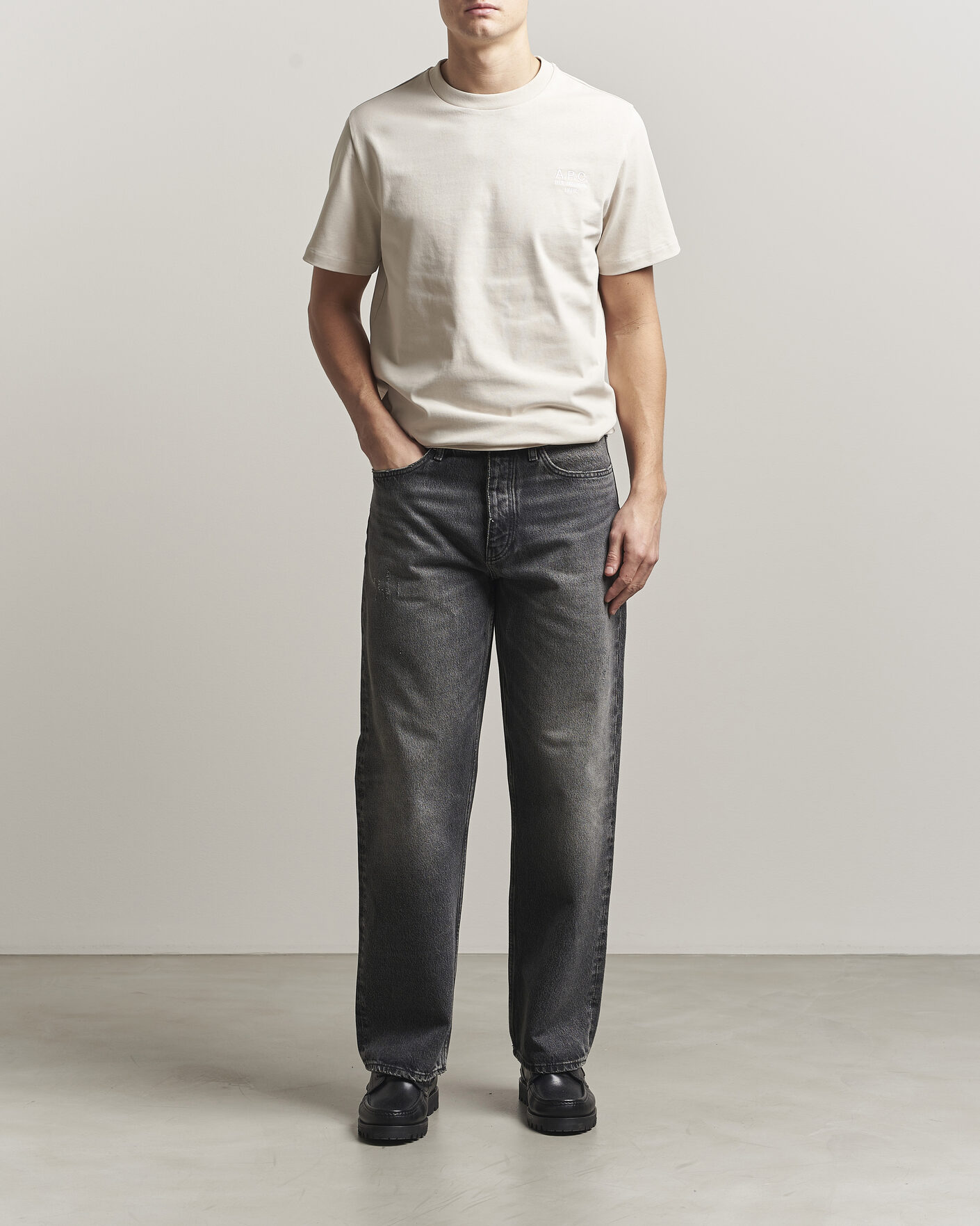 Mies | T-paidat | A.P.C. | Rue Madame T-Shirt Mastic