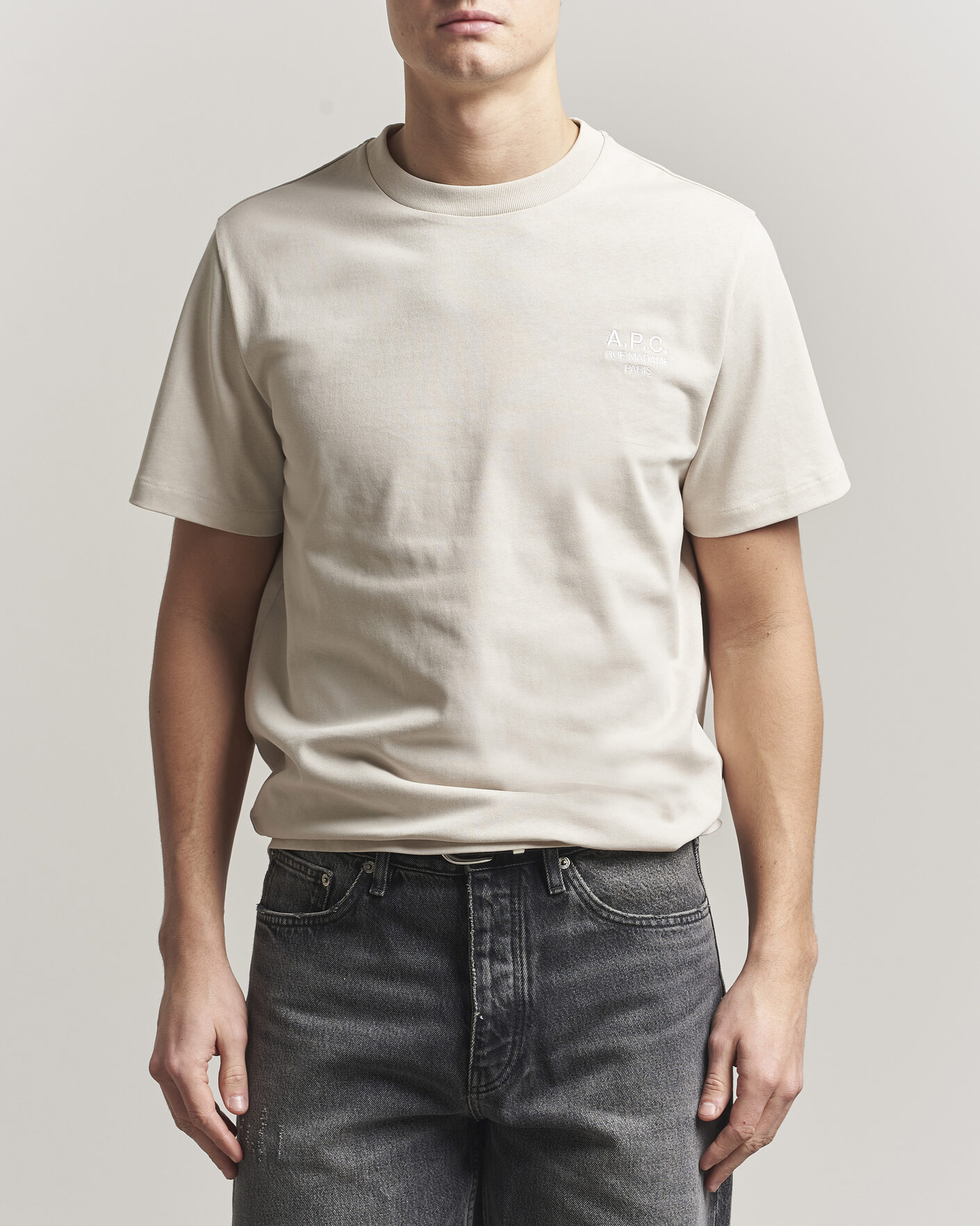 Mies | T-paidat | A.P.C. | Rue Madame T-Shirt Mastic