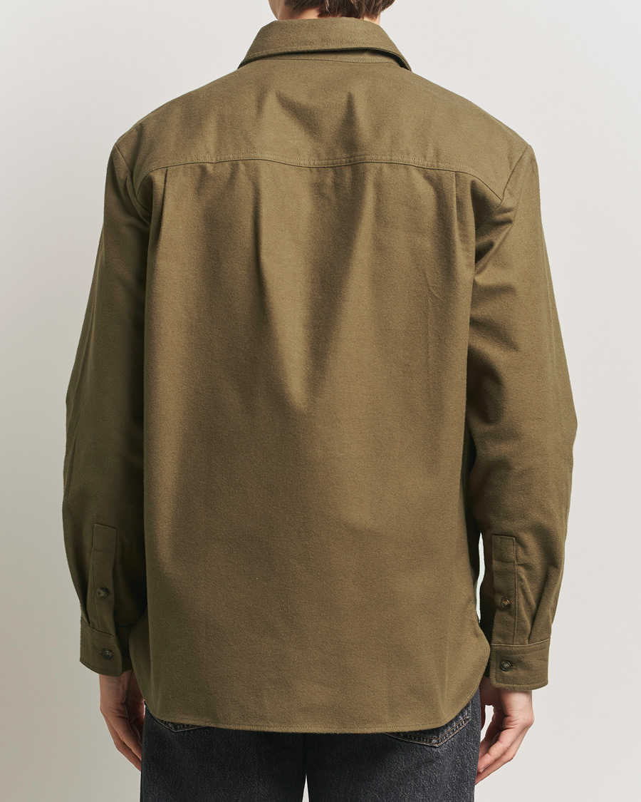 Mies | Kauluspaidat | A.P.C. | Brushed Cotton Overshirt Khaki