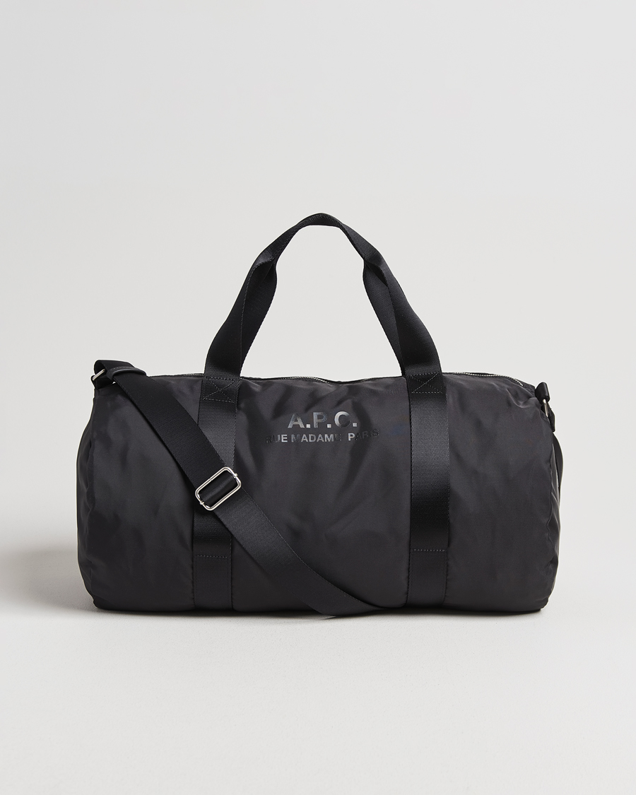 Mies | A.P.C. Backstage Nylon Cordura Gym Bag Black | A.P.C. | Backstage Nylon Cordura Gym Bag Black