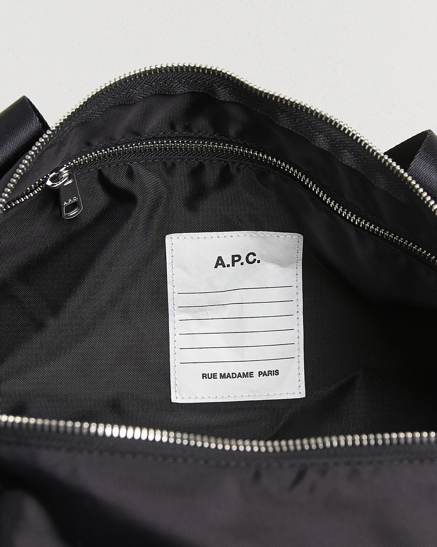 Mies | A.P.C. Backstage Nylon Cordura Gym Bag Black | A.P.C. | Backstage Nylon Cordura Gym Bag Black