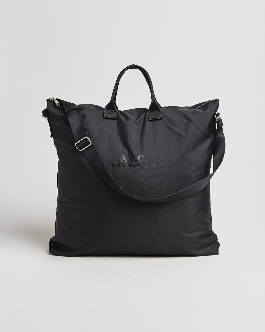 Mies | A.P.C. Backstage Nylon Cordura Tote Bag Black | A.P.C. | Backstage Nylon Cordura Tote Bag Black