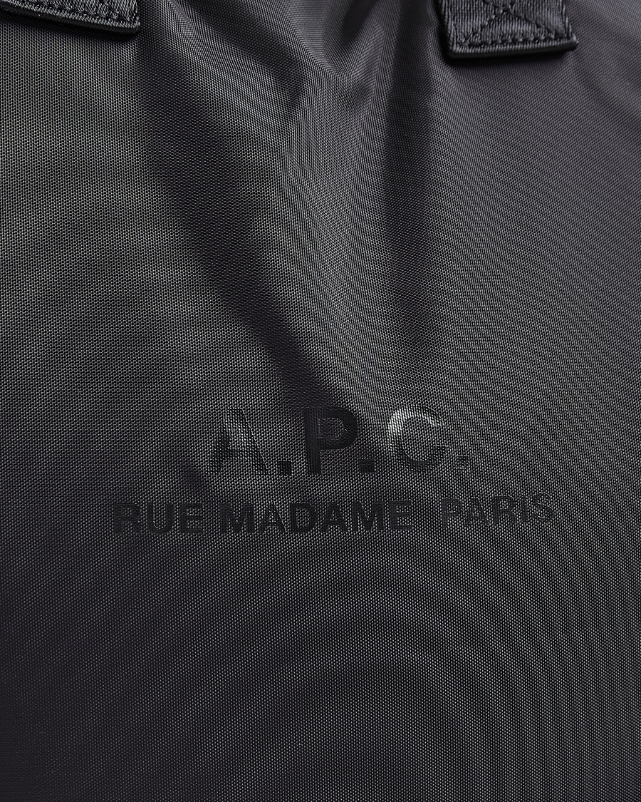 Mies | A.P.C. Backstage Nylon Cordura Tote Bag Black | A.P.C. | Backstage Nylon Cordura Tote Bag Black