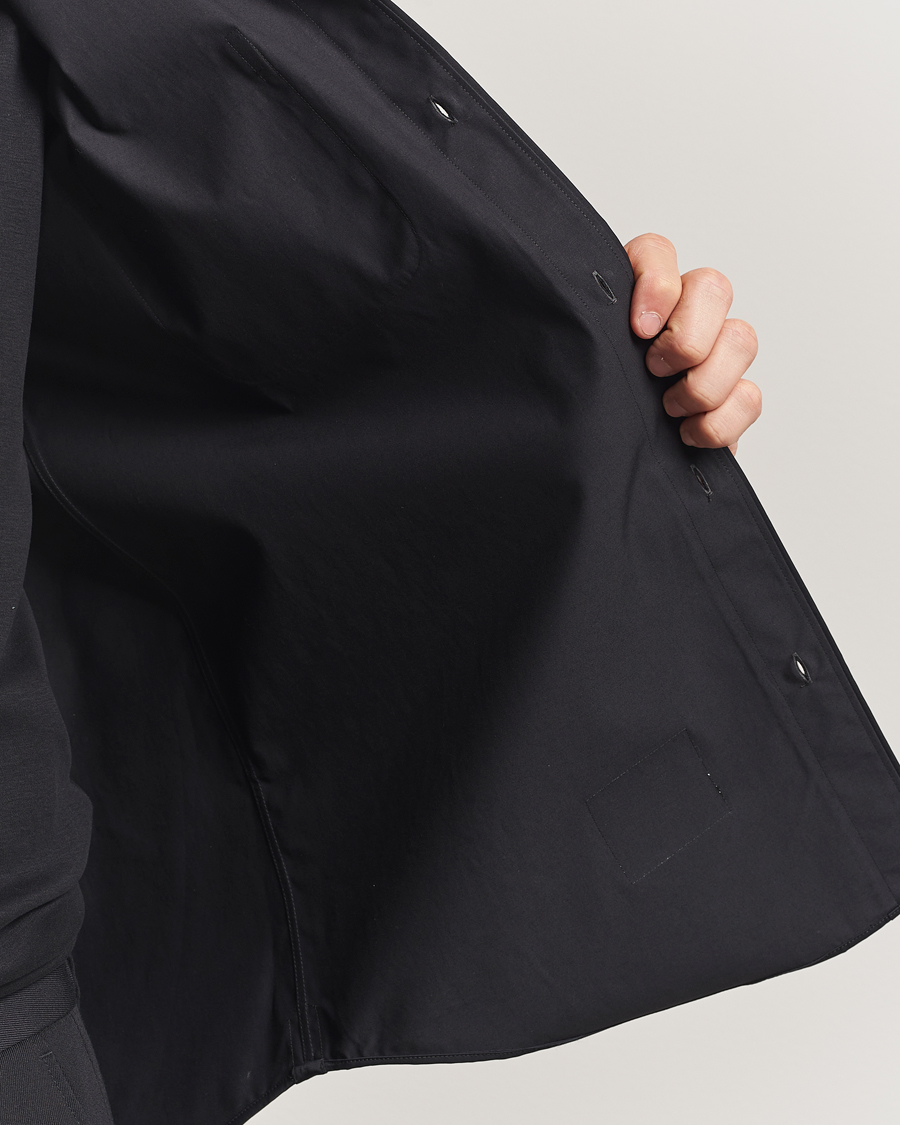 Mies | Kauluspaidat | Thom Browne | Long Sleeve Hooded Overshirt Black