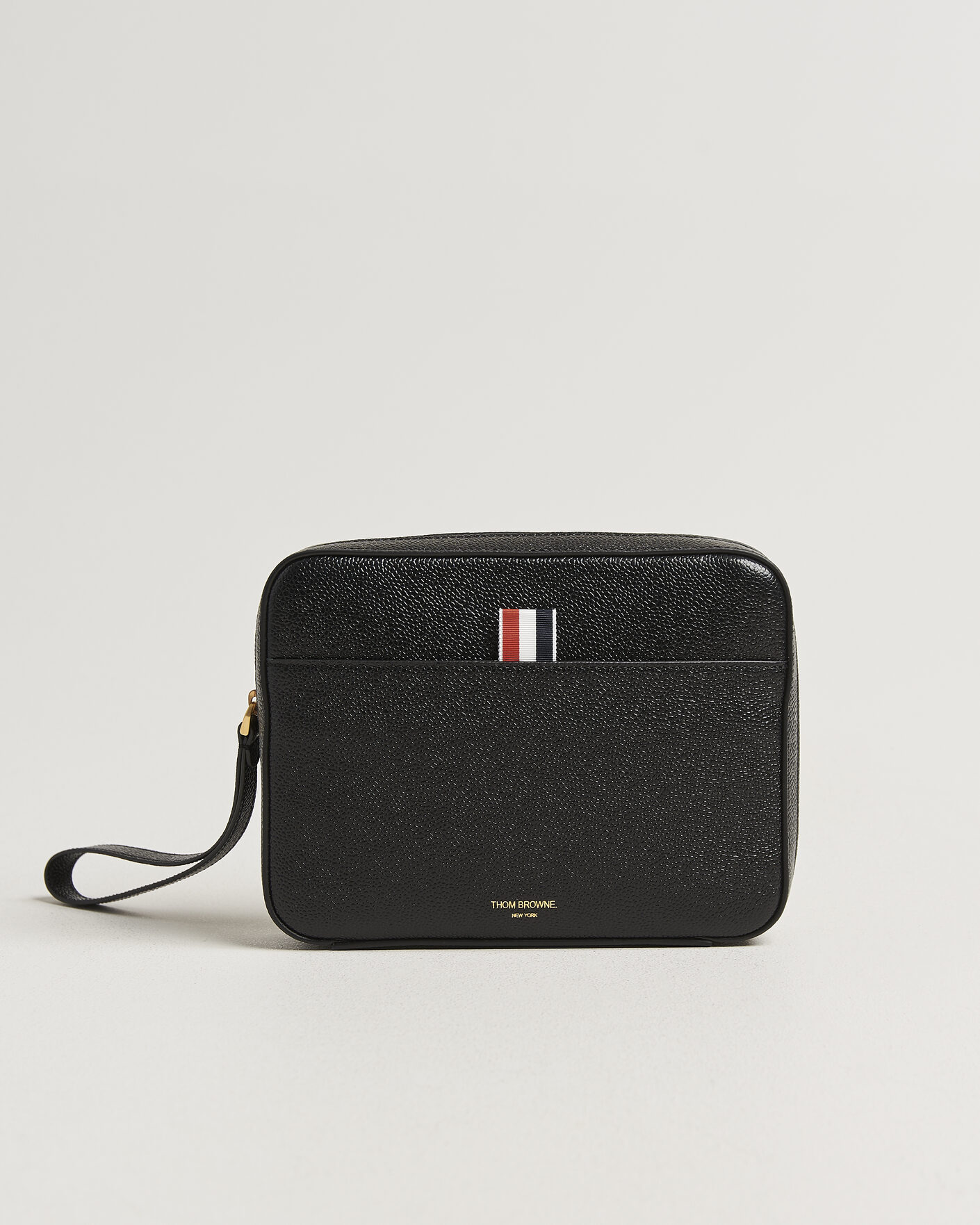 Mies | Laukut | Thom Browne | Pebble Grain Leather Bag Black