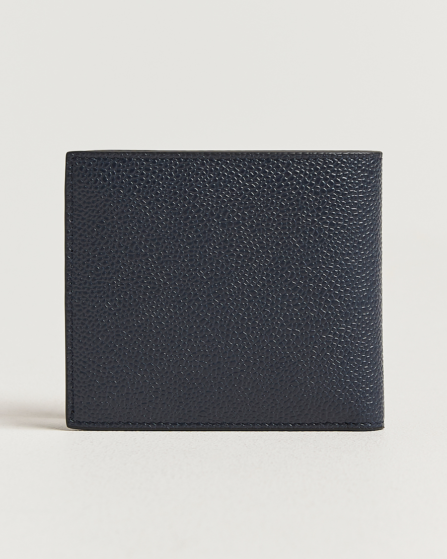 Mies | Lompakot | Thom Browne | Pebble Grain Leather Wallet Navy