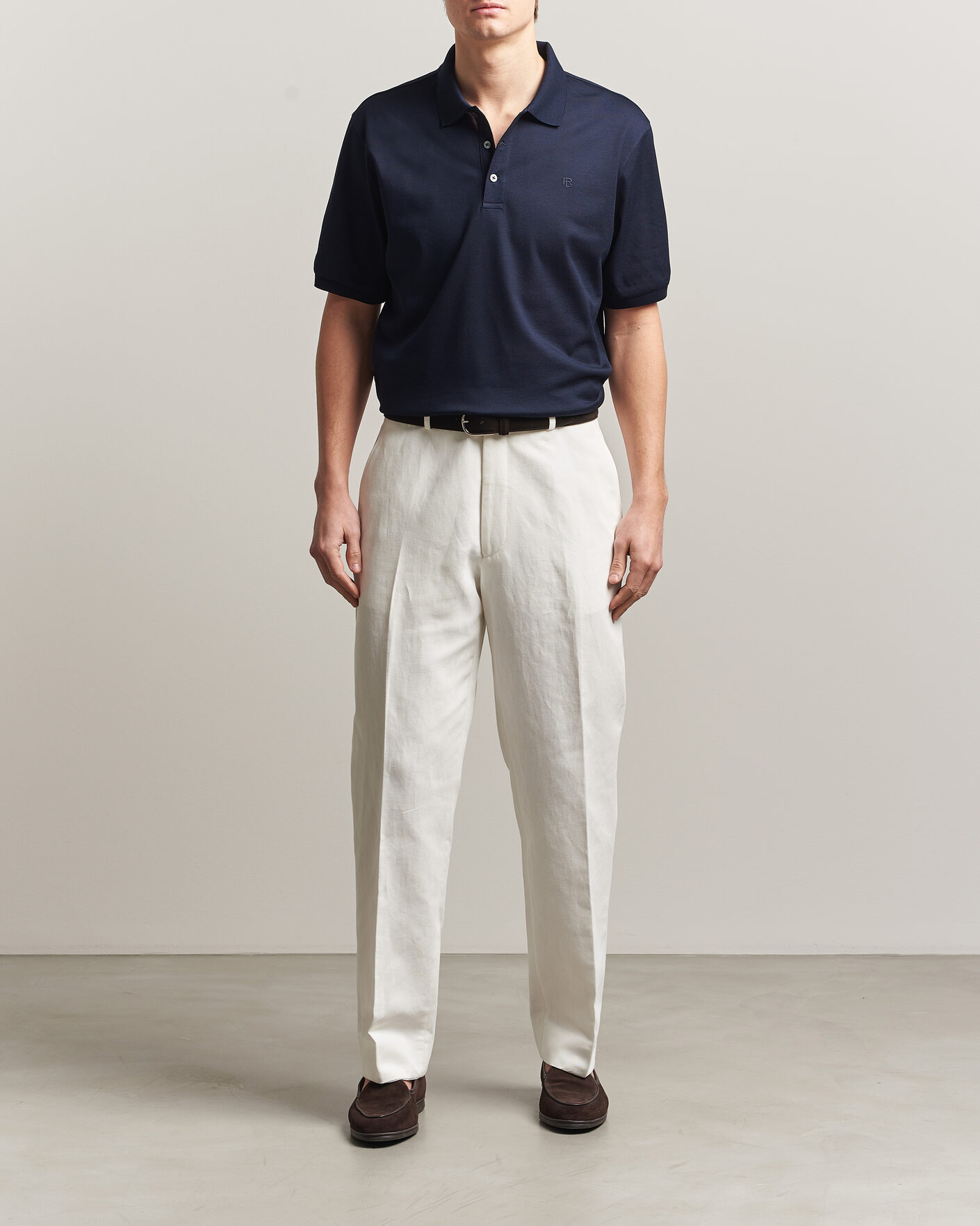 Mies | Pikeet | Ralph Lauren Purple Label | Mercerized Cotton Polo Chairman Navy