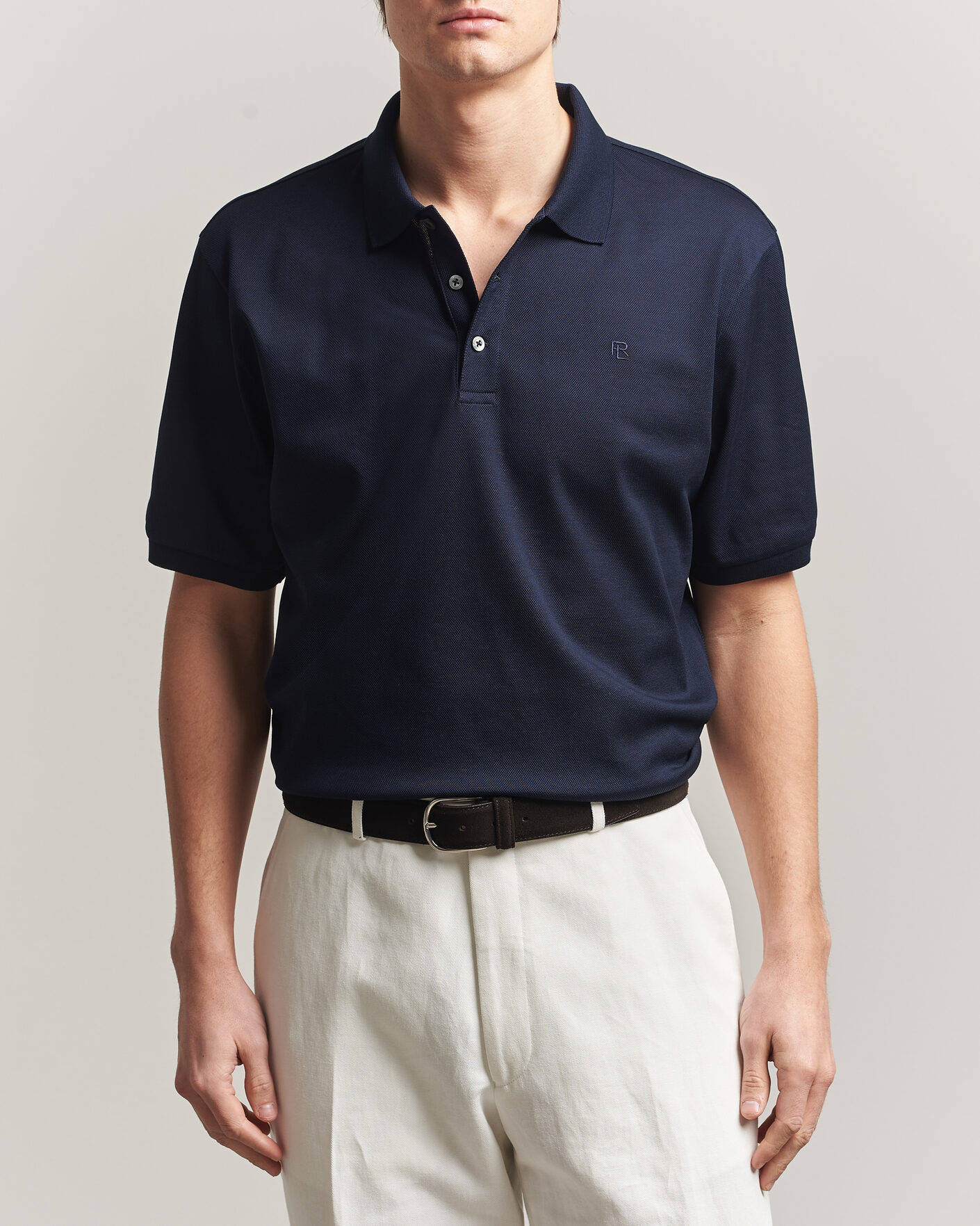 Mies | Pikeet | Ralph Lauren Purple Label | Mercerized Cotton Polo Chairman Navy