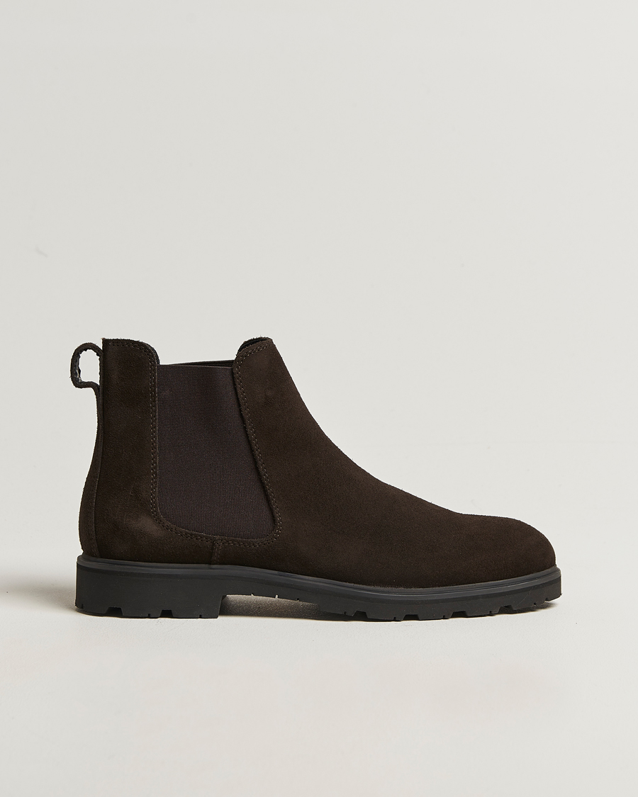 Mies | Nilkkurit | UBR | Thunder Chelsea Suede Boot Dark Brown