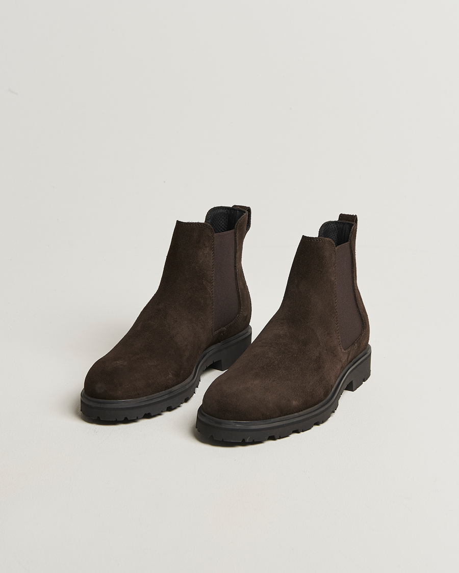 Mies | Nilkkurit | UBR | Thunder Chelsea Suede Boot Dark Brown