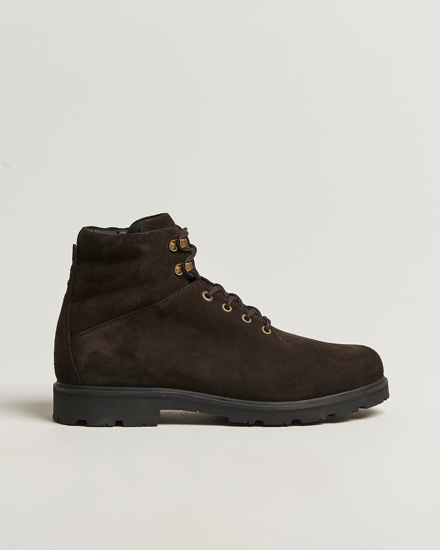 Mies | Nilkkurit | UBR | Black Storm Suede Boot Dark Brown