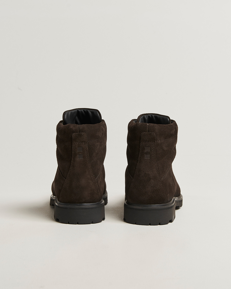 Mies | Nilkkurit | UBR | Black Storm Suede Boot Dark Brown